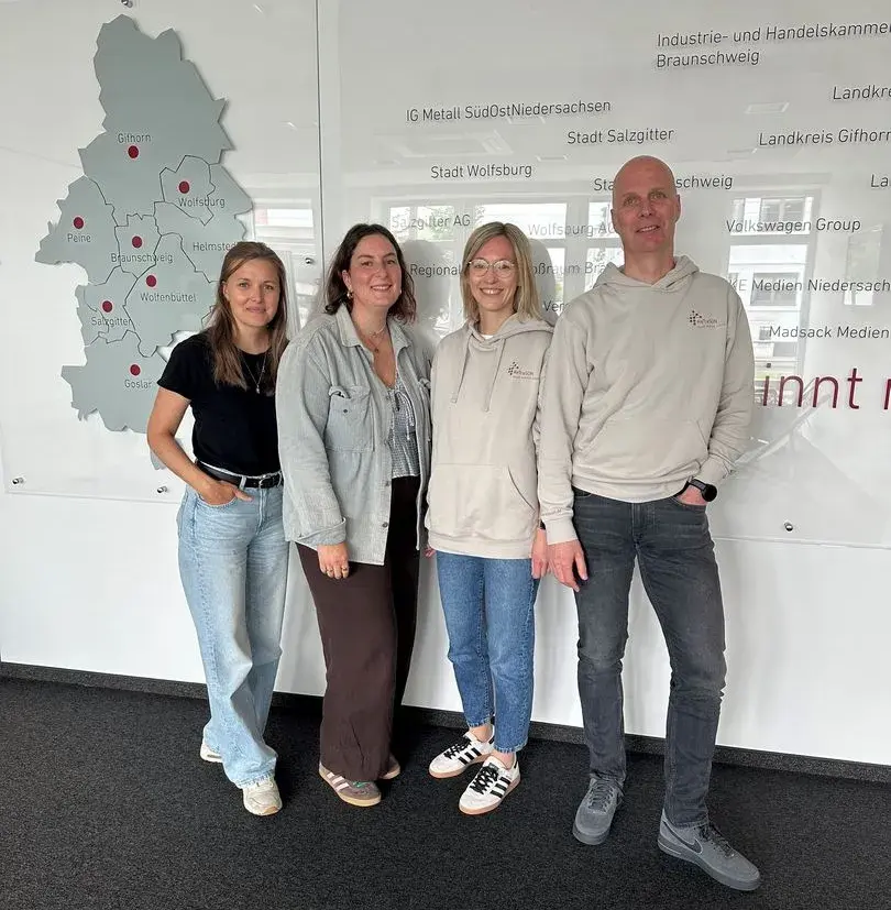 Im Interview: Kerstin Schläger, Julia Gasch, Simone Lange und Hinrich Weis von ReTraSON.