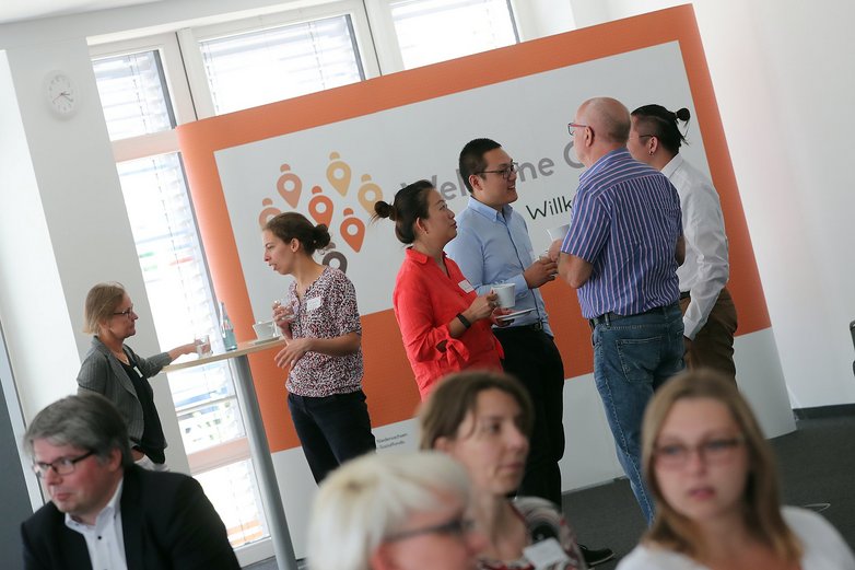 Unternehmensveranstaltung des Welcome Centers zur zum Thema Gewinnung und Bindung von qualifiziertem ausländischem Personal.