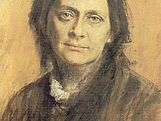 Pastellportrait von Pianistin und Komponistin Clara Schumann. (Bildrechte: Franz von Lenbach [Wikimedia Commons/Public domain])