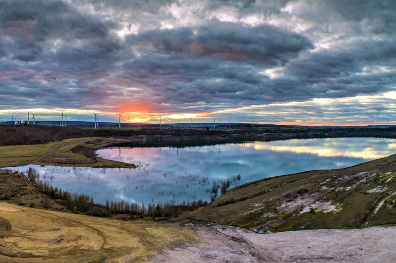 Lappwaldsee Sonnenuntergang