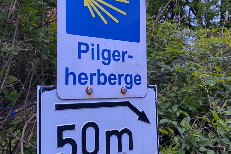 Pilgerschild Herberge Braunschweiger Jakobsweg