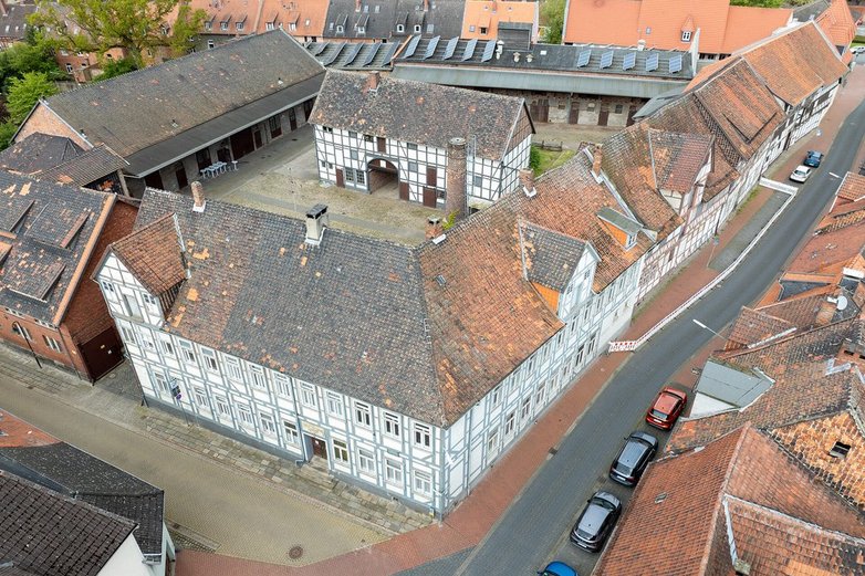 Das Gutshaus auf dem Gelände von Kramers Gut in Helmstedt