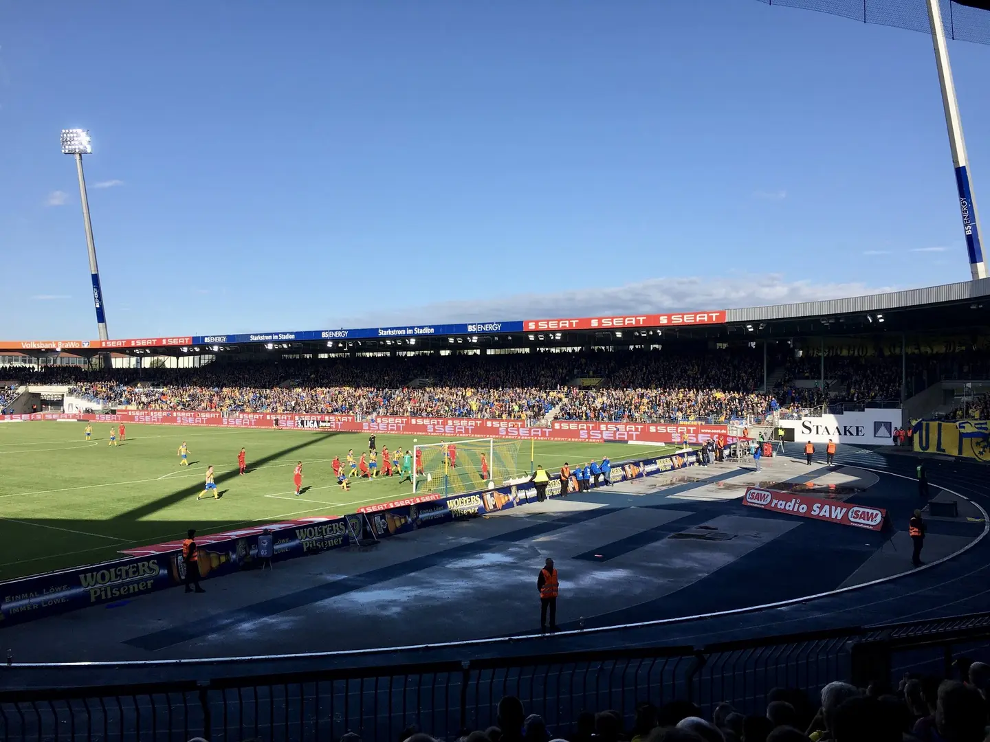 Blick in Stadion