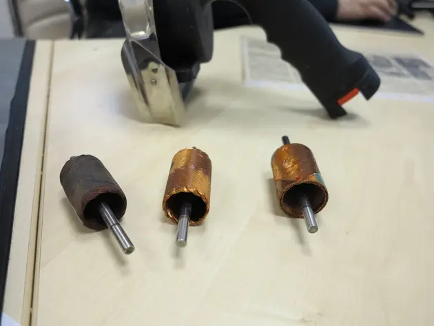 Die Motoren sind das Herzstück der Tandirmesser.