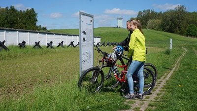 Fahrradfahren in der Region: Hier in Hötensleben