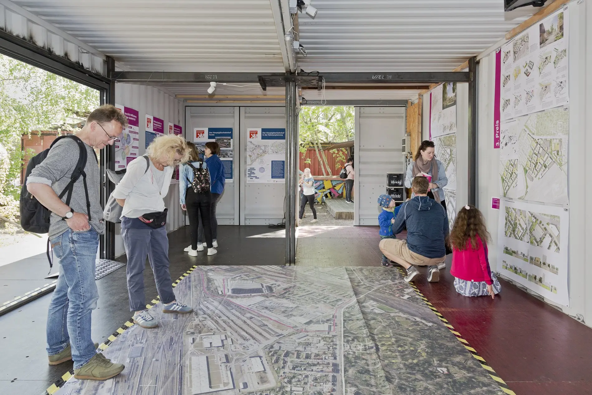 Die Planung der Bahnstadt erfolgte unter Beteiligung der Öffentlichkeit