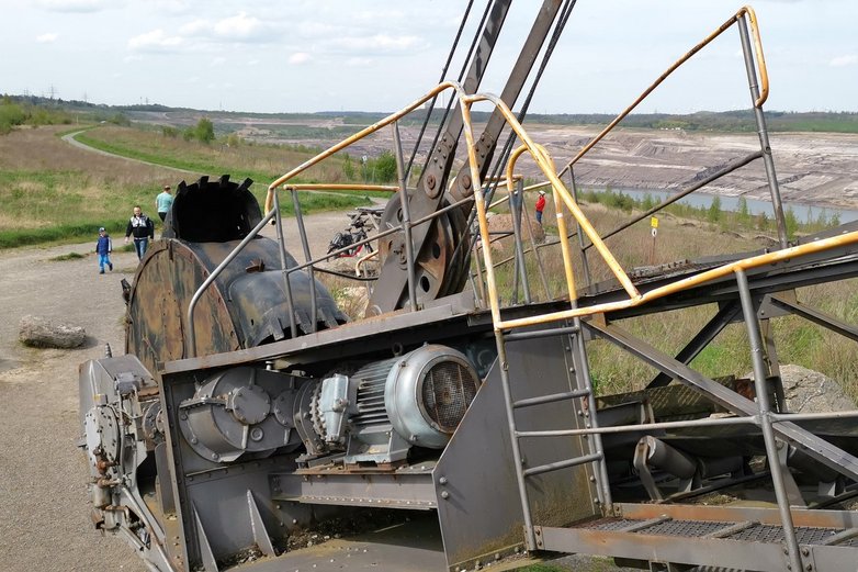 Braunkohlebagger Tagebau Schöningen