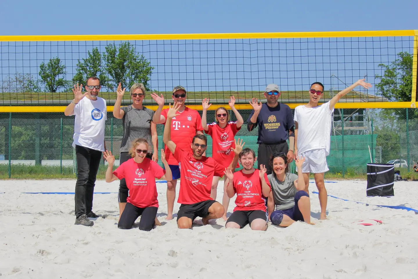 Das Beachvolleyballteam der Lebenshilfe Braunschweig.