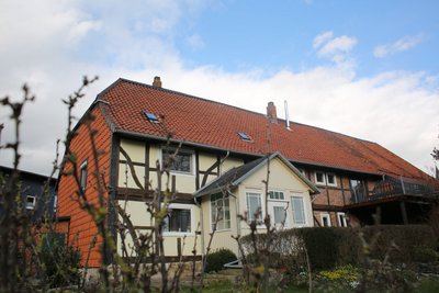 Ein altes Bauernhaus.