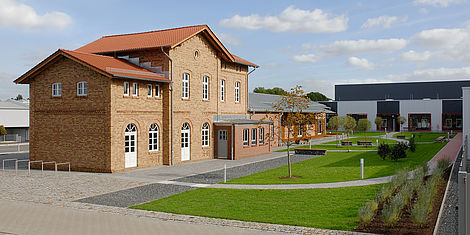 Der Bahnhof Salder in Salzgitter im Sommer. Auch hier kam Technik der Möhlenhoff GmbH zum Einsatz.