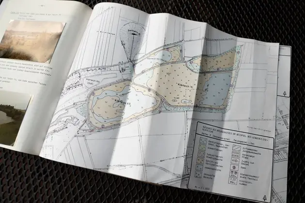 Eine Landkarte für Ornithologie.