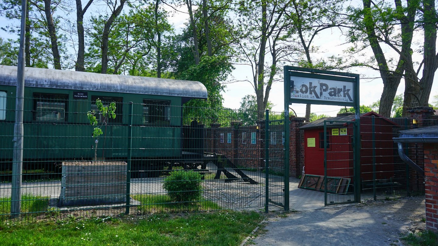 Eingang zum Lokpark BRaunschweig