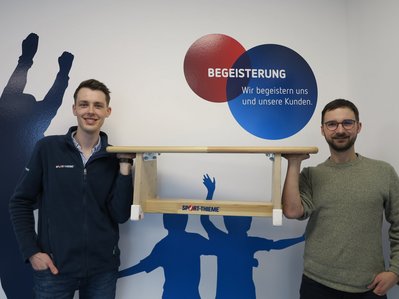 Personalchef Christian Liebs (r.) und Personaler Benedikt Bethmann.