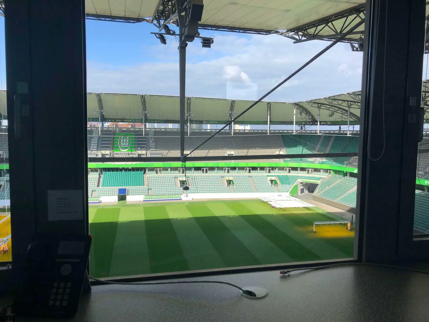 Spielfeld des VfL Wolfsburg 