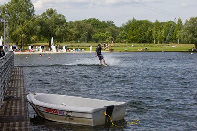 Wakeboarden auf dem Allersee 