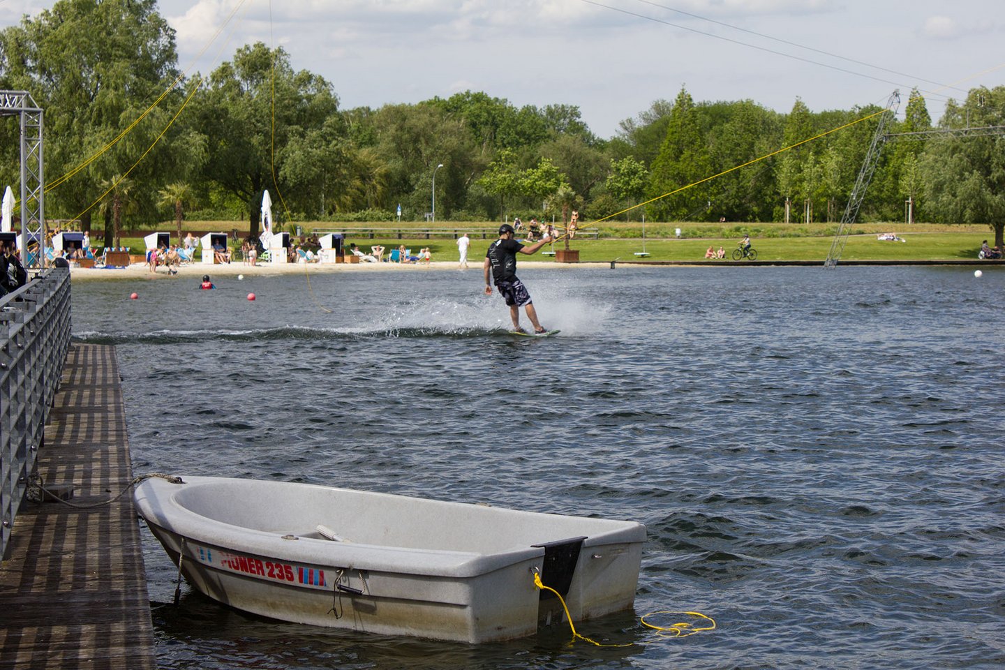 Wakeboarden auf dem Allersee 