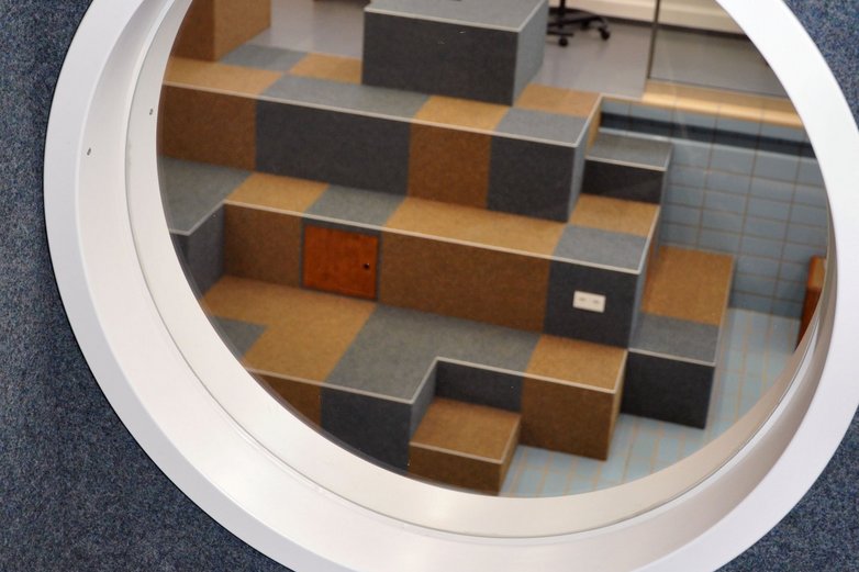 Blick durchs Bullauge auf den Thinkpool.