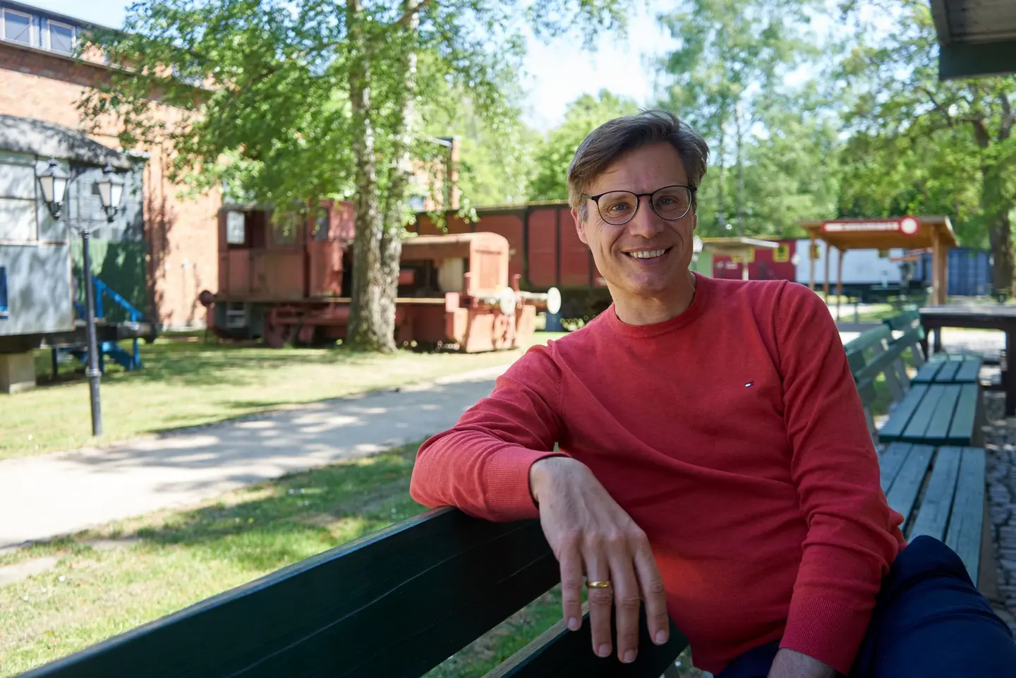 Jörg Wesemüller im Lokpark Braunschweig