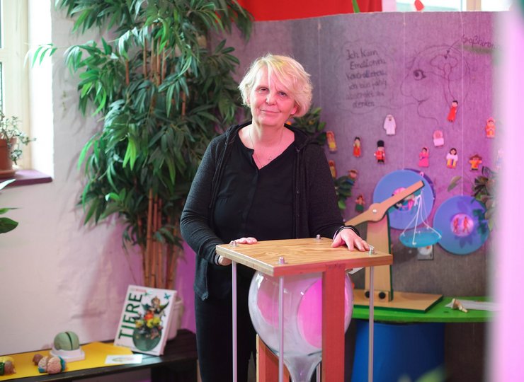 Annette Goslar, Gründerin und Leiterin des AHA-Erlebnismuseums
