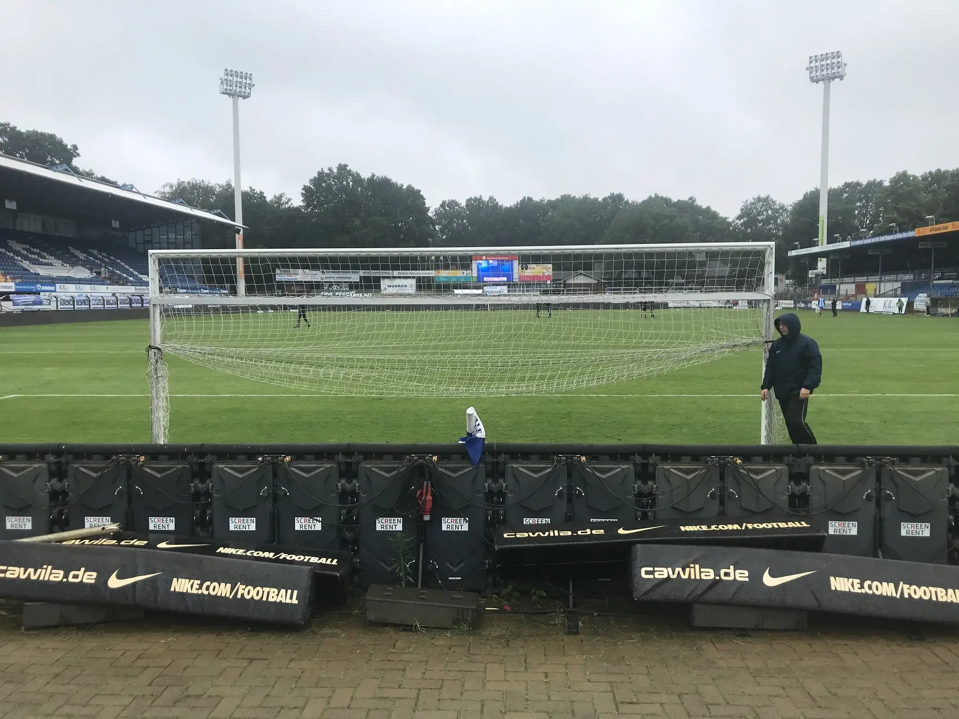 Fußballstadion in Meppen.