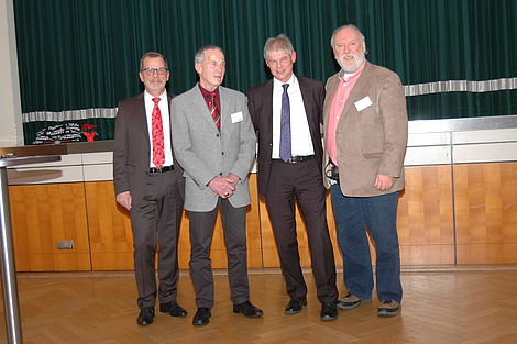 Walter Strauß, Herrn Jürgen Prokop, Oberbürgermeister Frank Klingebiel und Harald Wintjen. 