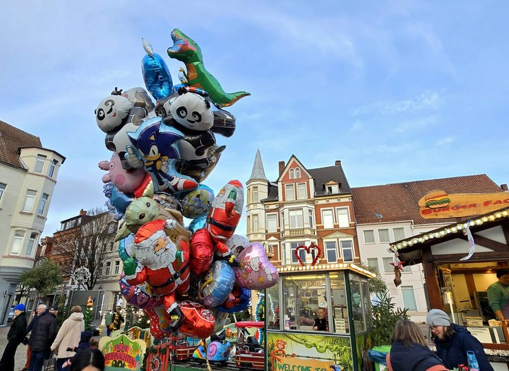 Weihnachtsstadt Peine Luftballons