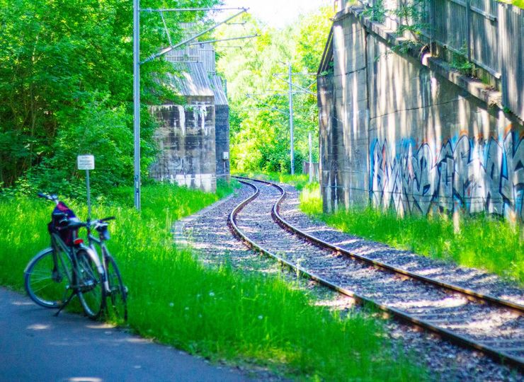 Das Ringgleis: Natur trifft Bahn.