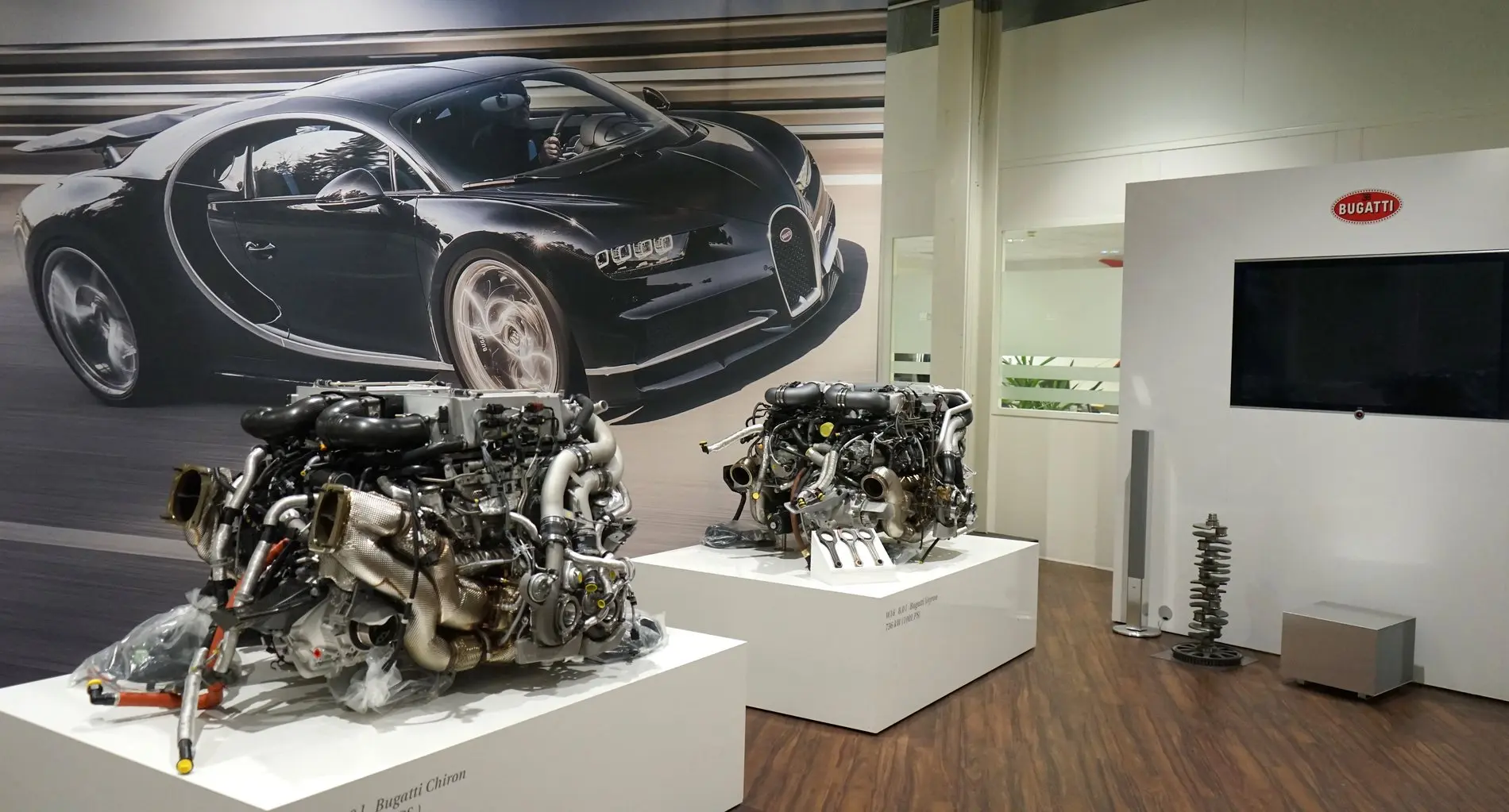 In der Bugatti-Ausstellung