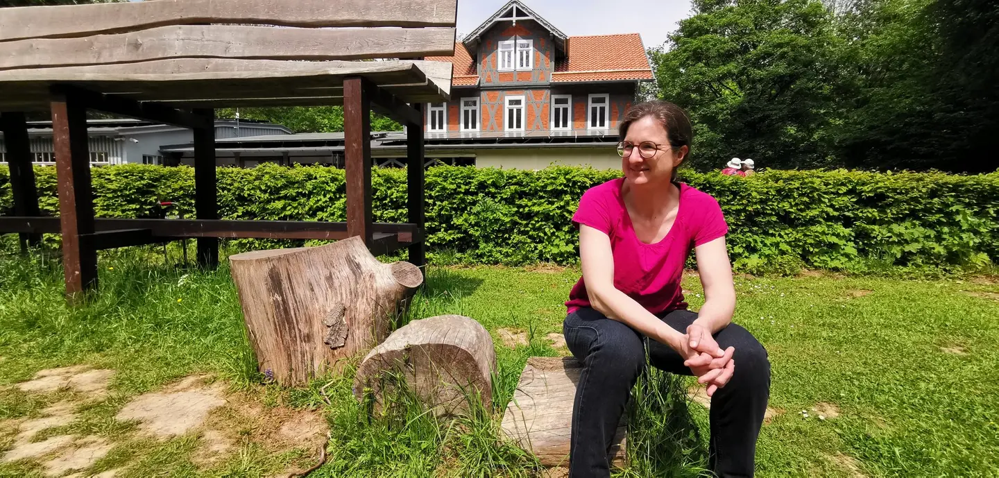 Dr. Isabell Pott, die neue Betreiberin der Waldgaststätte Tetzelstein.