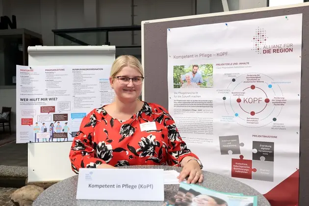 Nadine Muthmann engagiert sich im Projekt für ein regionales Pflegenetzwerk.