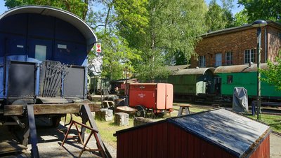 Der Lokpark ist ein Eldorado für Eisenbahnfans.