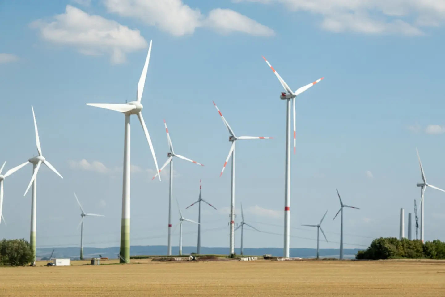 Windräder von Landwind sorgen für Erneuerbare Energie