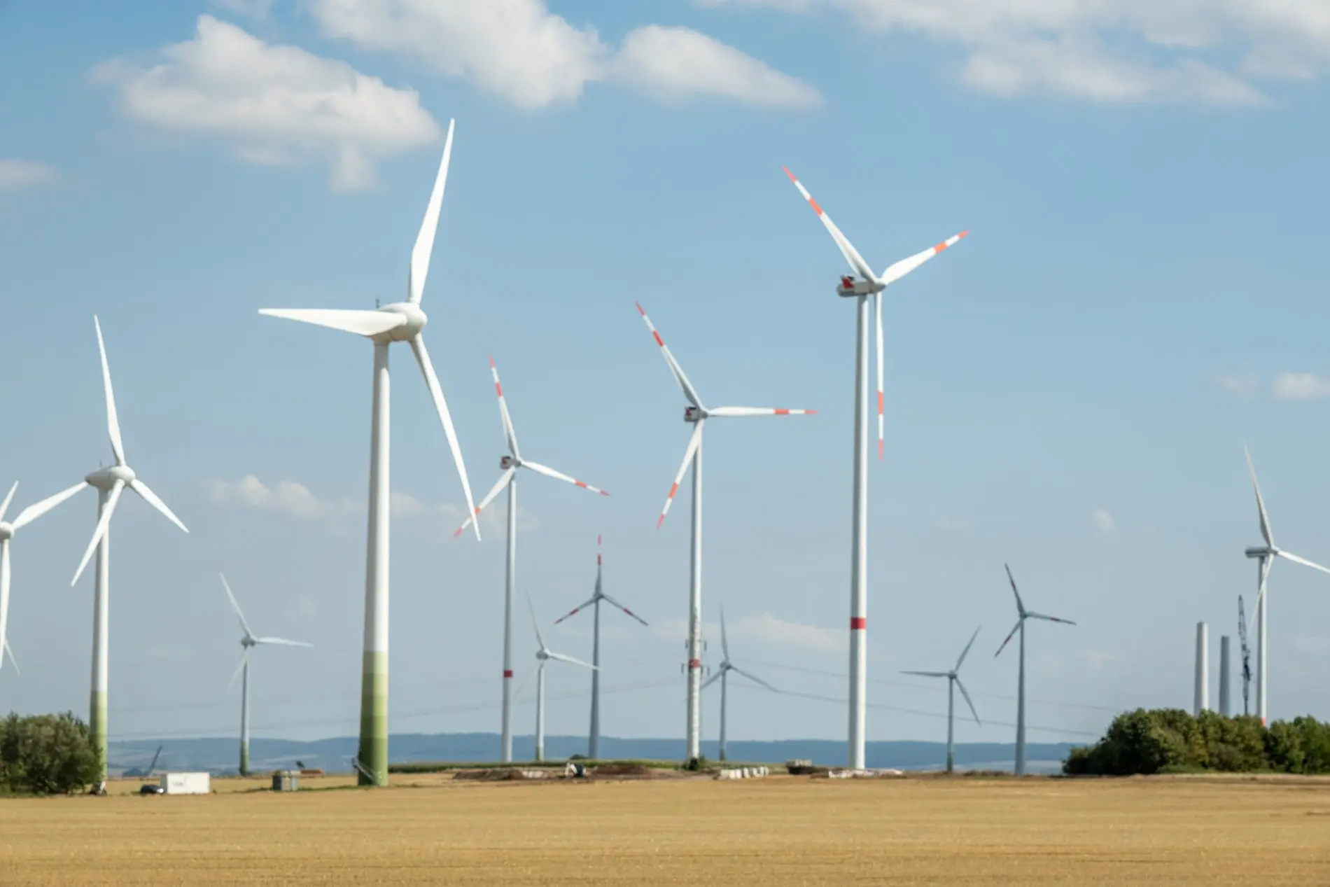 Windräder von Landwind sorgen für Erneuerbare Energie