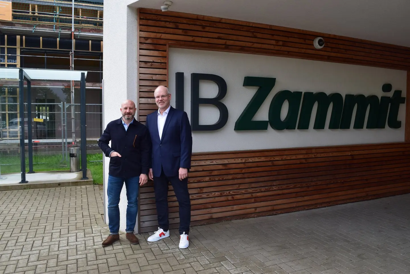 Michael Klünder, Geschäftsbereichsleiter für Facility Management Consulting im Ingenieurbüro Zammit und Tobias Schulze, Geschäftsführer des IB Zammit.