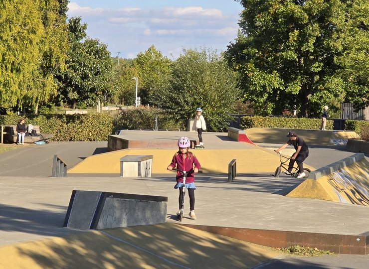Beliebt und einer der besten Skateparks der Region: die Anlage im Allerpark in Wolfsburg.