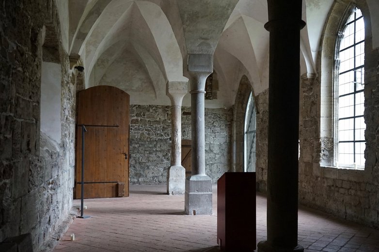 Der Brüdersaal war der Arbeitsplatz der Mönche. 