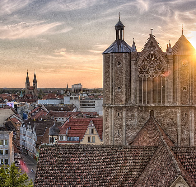 Eine Panoramaaufnahme von Braunschweig. (Bildrechte: Markus Hörster)