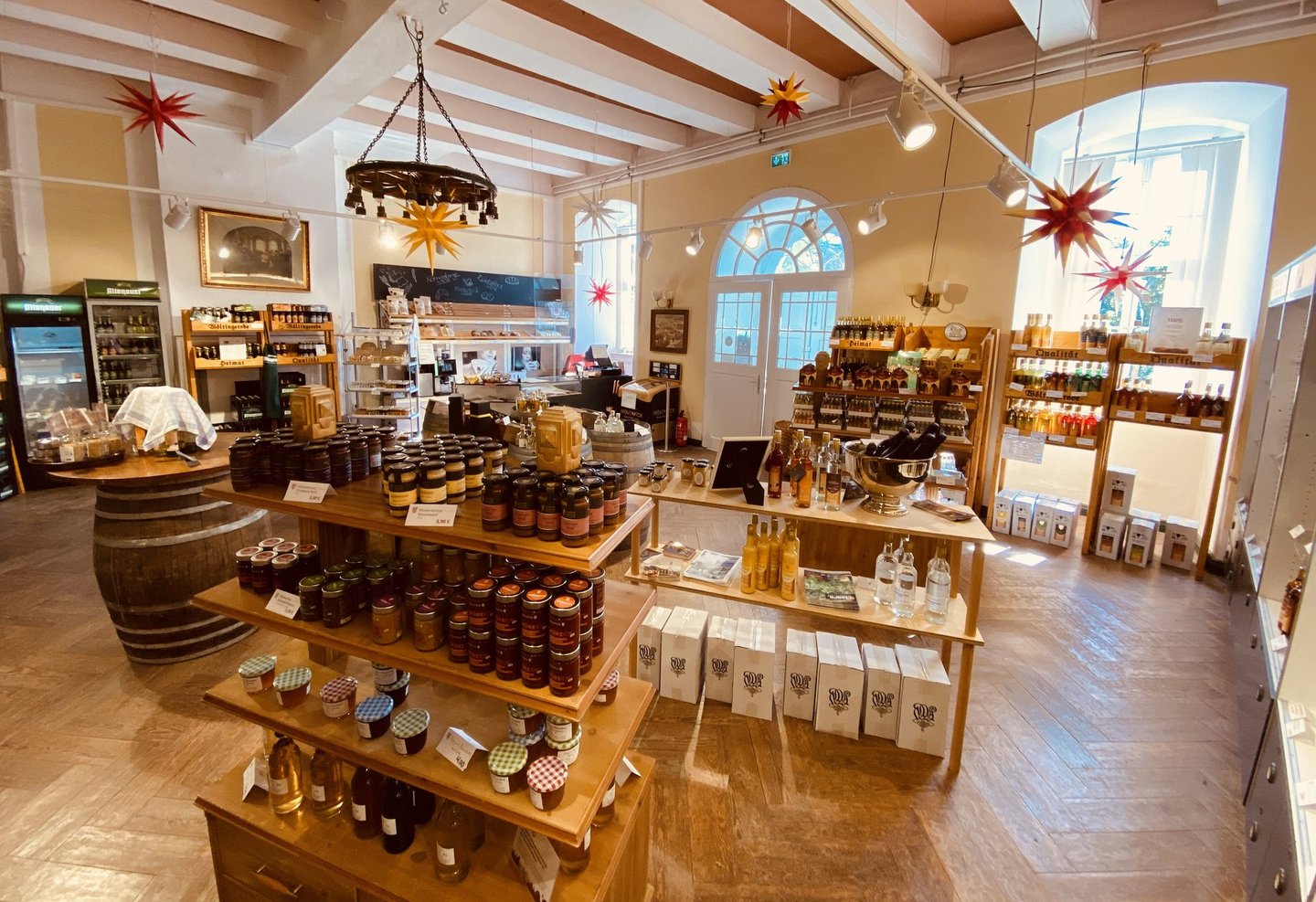 Blick in den Hofladen.
