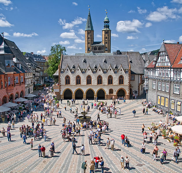 Der Marktplatz von Goslar. (Bildrechte: GOSLAR marketing gmbh)