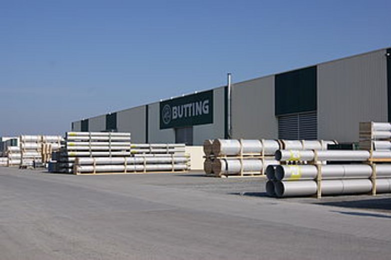 Bei Butting werden jährlich rund 100.000 Tonnen Material verarbeitet.