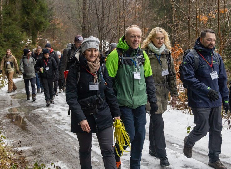 EntscheiderInnen aus unterschiedlichen Branchen trafen sich zum gemeinsamen Wandern und Netzwerken.