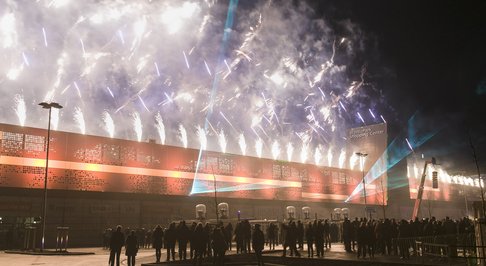 Eröffnung des BraWoPark Shopping Centers in Braunschweig.