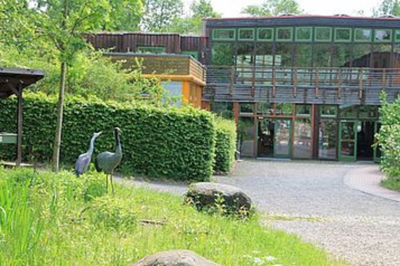 Der Eingang zum Otterzentrum