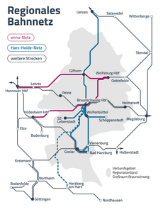 Das Harz-Heide-Bahnnetz soll durch batterieelektrische Züge klimaneutral werden.