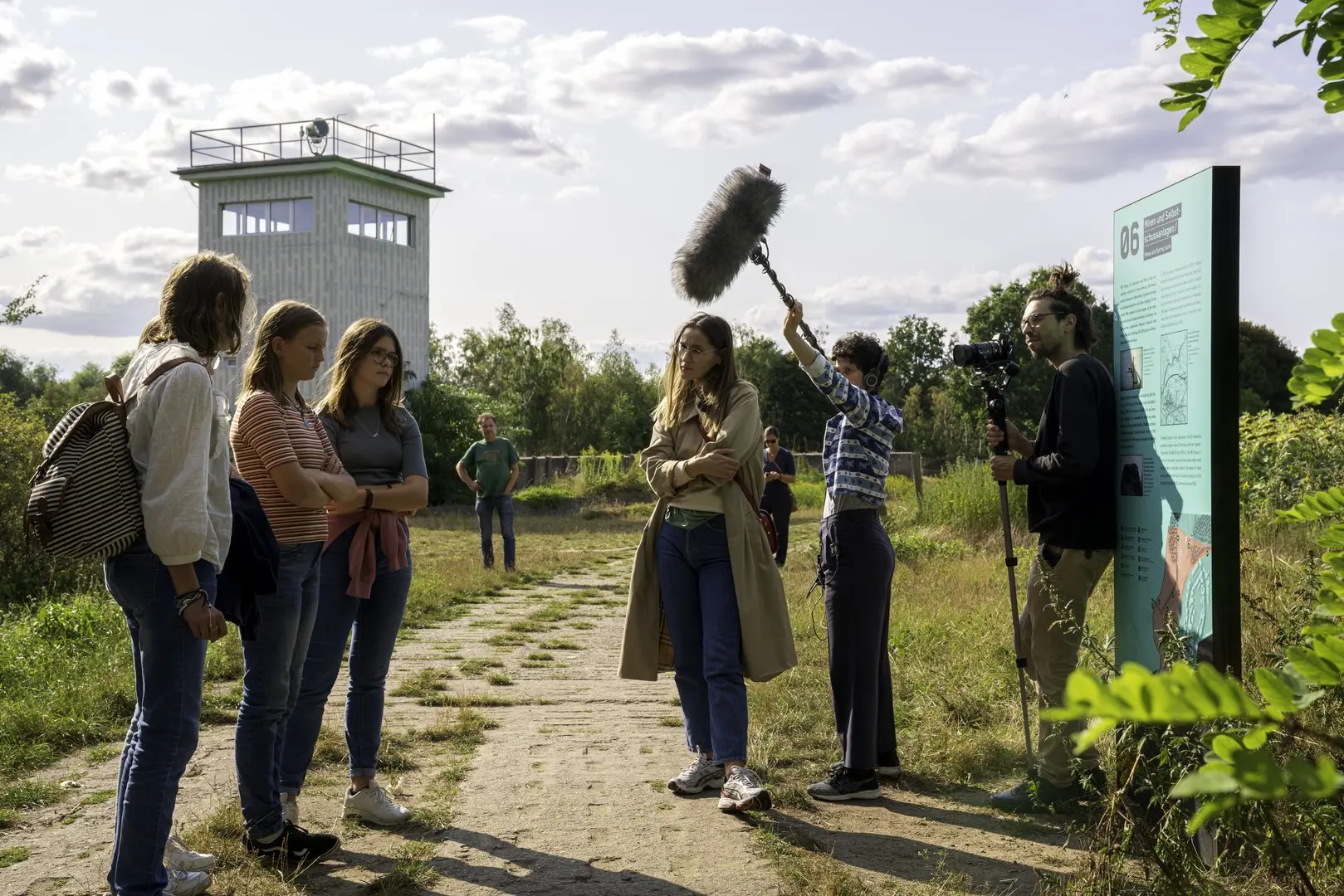 Grünes Band, Hötensleben, Dreharbeiten