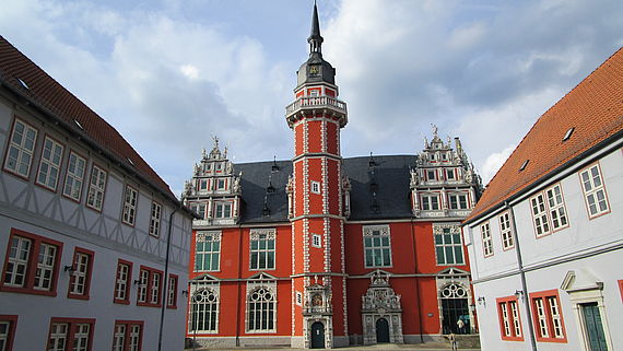 Das Aula-Gebäude, Juleum Novum, der ehemaligen Universität Helmstedt.