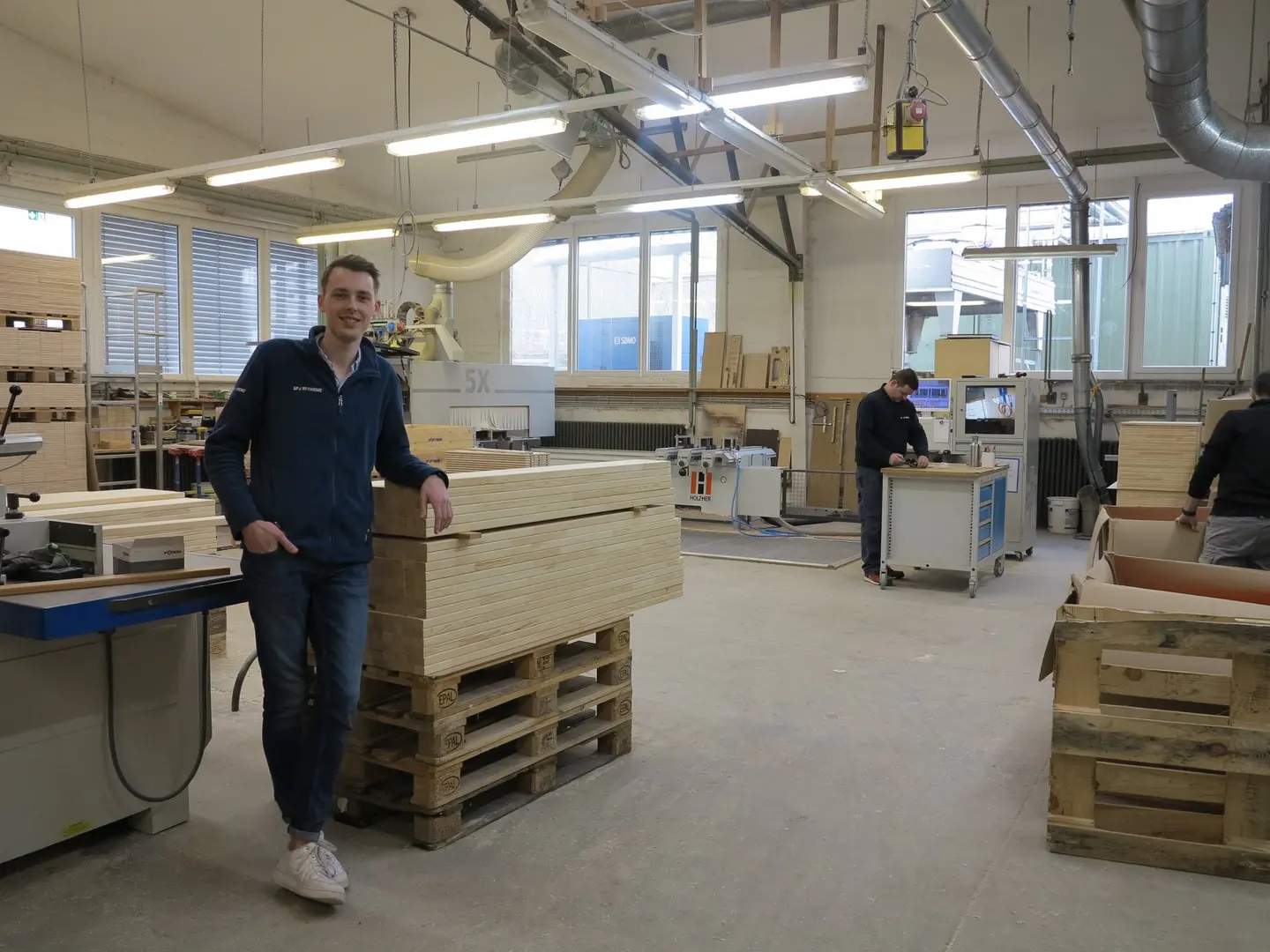 Das Herz des Unternehmens ist die Werkstatt.         