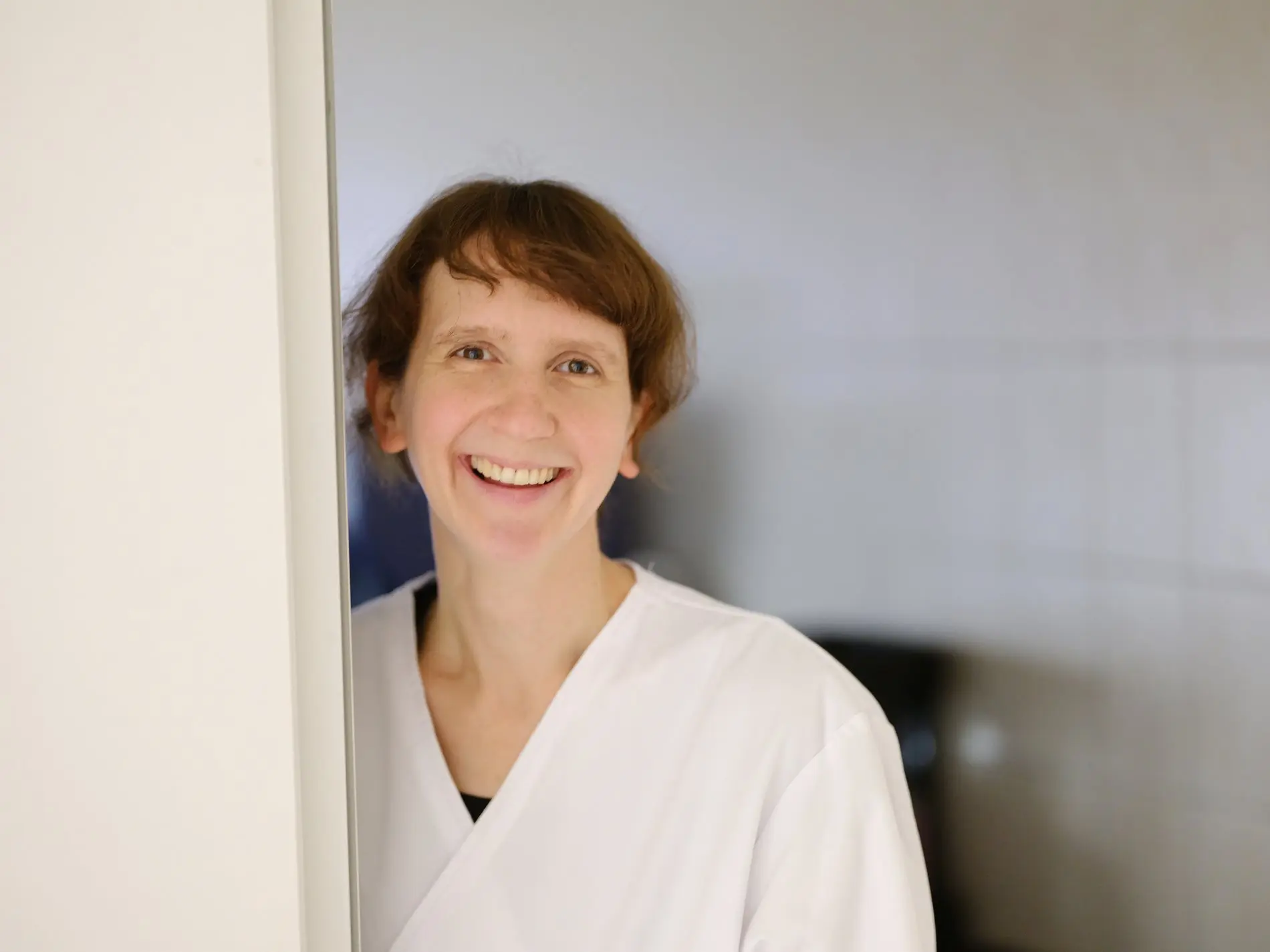 Caroline Ross ist Krankenschwester in der Palliativstation des Marienstift. Hier ist sie „Schwester Caro" für alle.