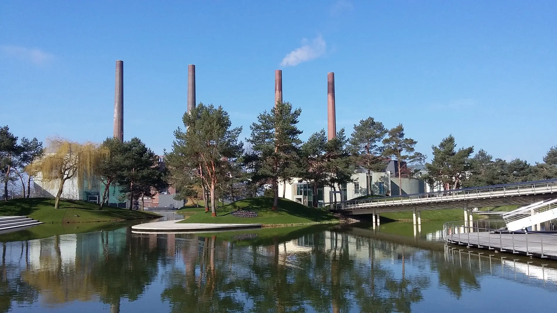 Ansicht Autostadt in Wolfsburg