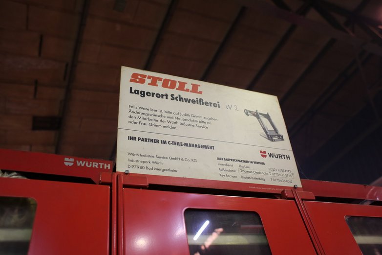 Die Schweißerei bei Stoll in Lengede.